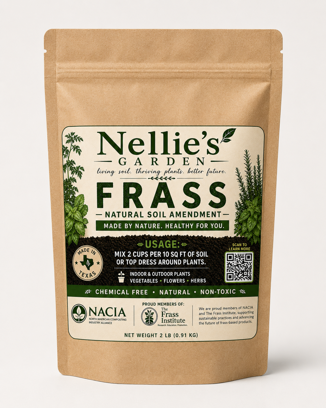 Frass Soil Amendment, 2lb Bag